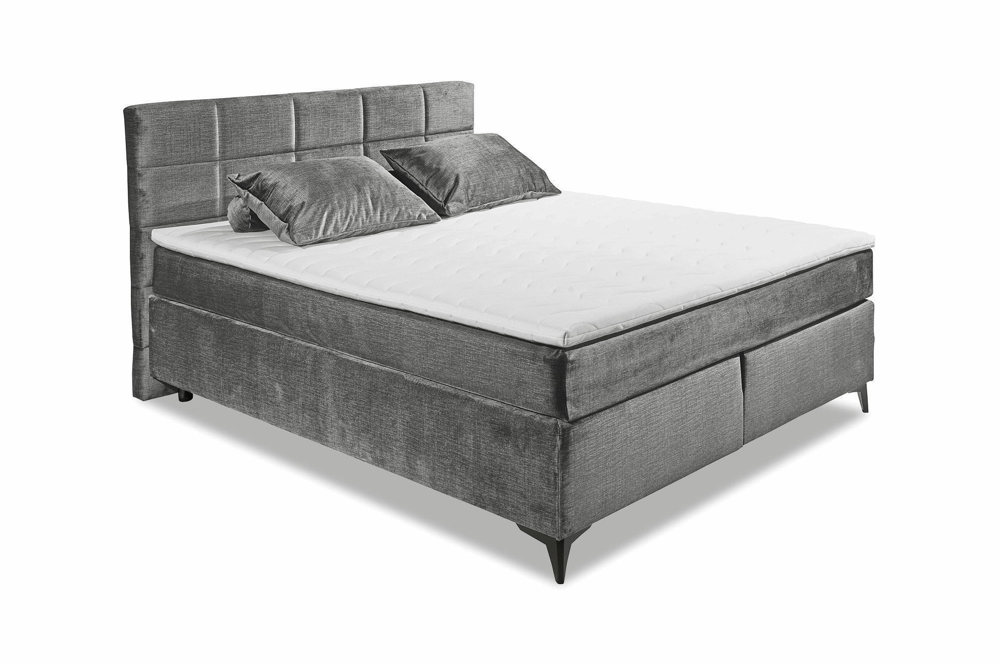 Boxspring Naravo - Gray | Includes Base and Topper