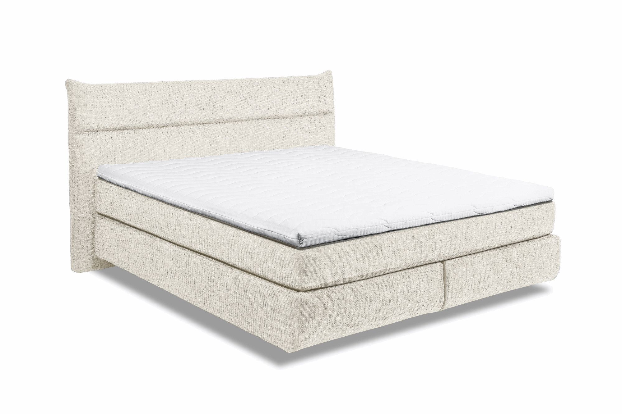 Boxspring Zando - Beige | Includes Base and Topper