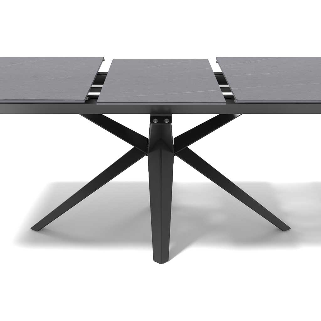 Dining Table Harmony - Ceramic Grey 160cm | Extendable 210cm