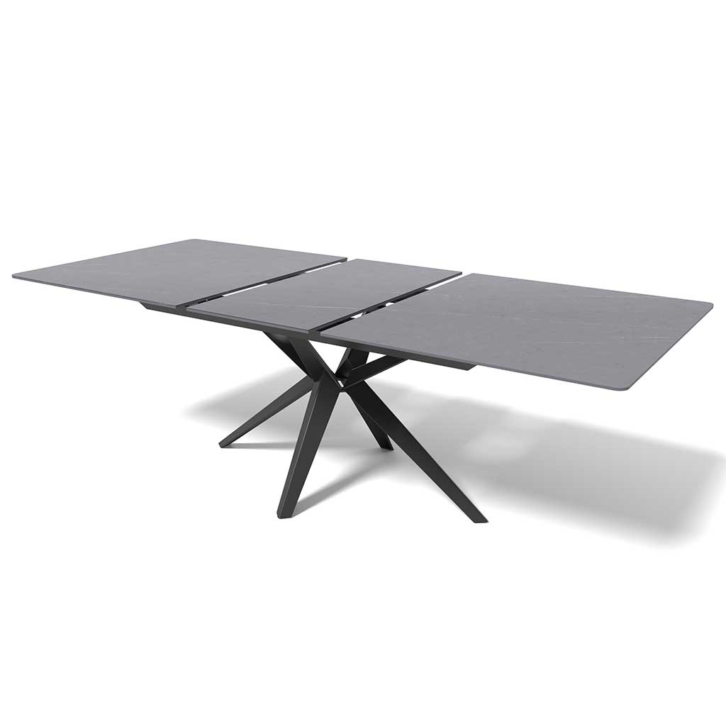 Dining Table Harmony - Ceramic Grey 160cm | Extendable 210cm
