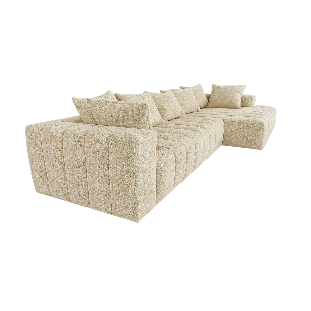 Sofa Marano - Natural Beige - 334 × 172 cm - Lounge Right