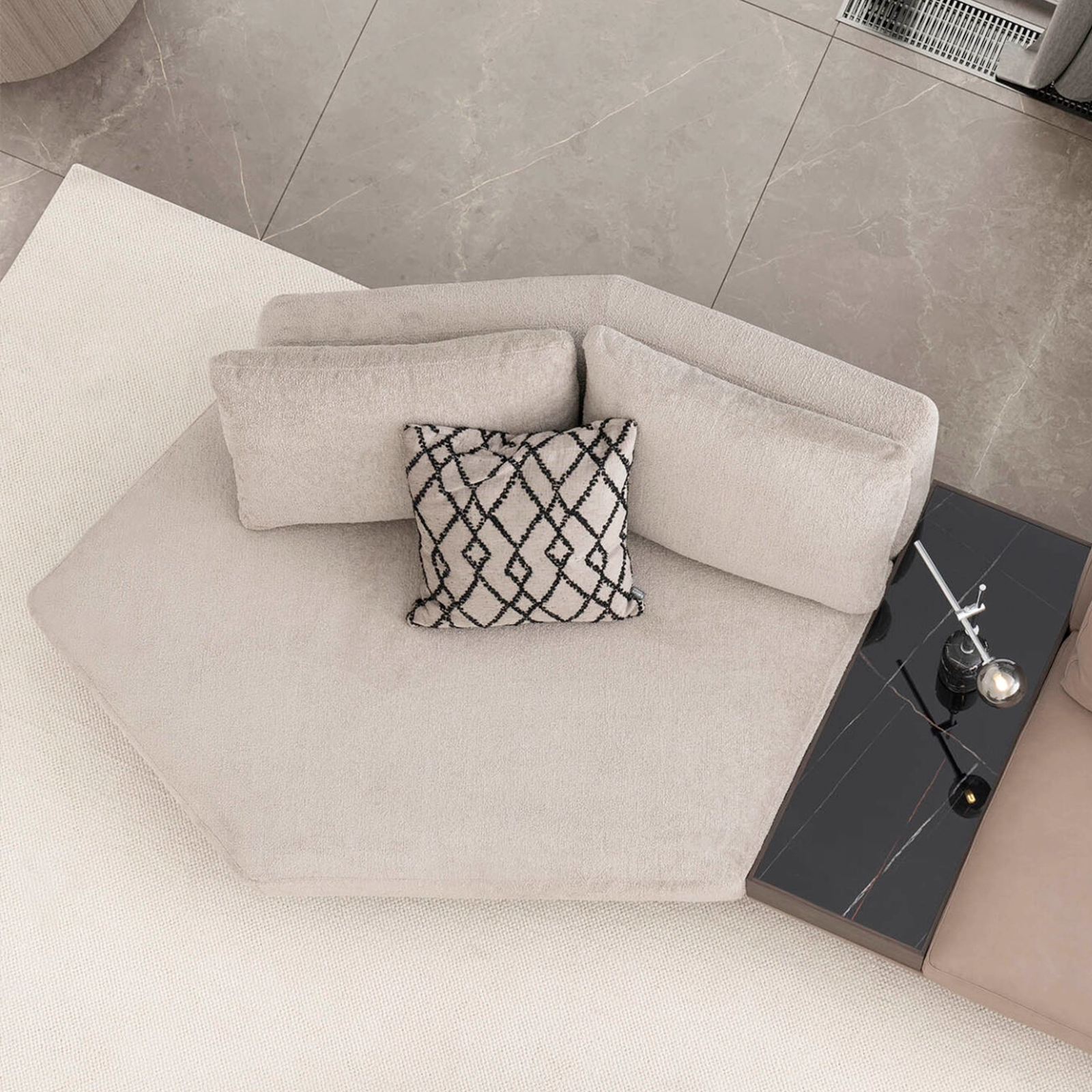 Sofa Love Off-White 307cm