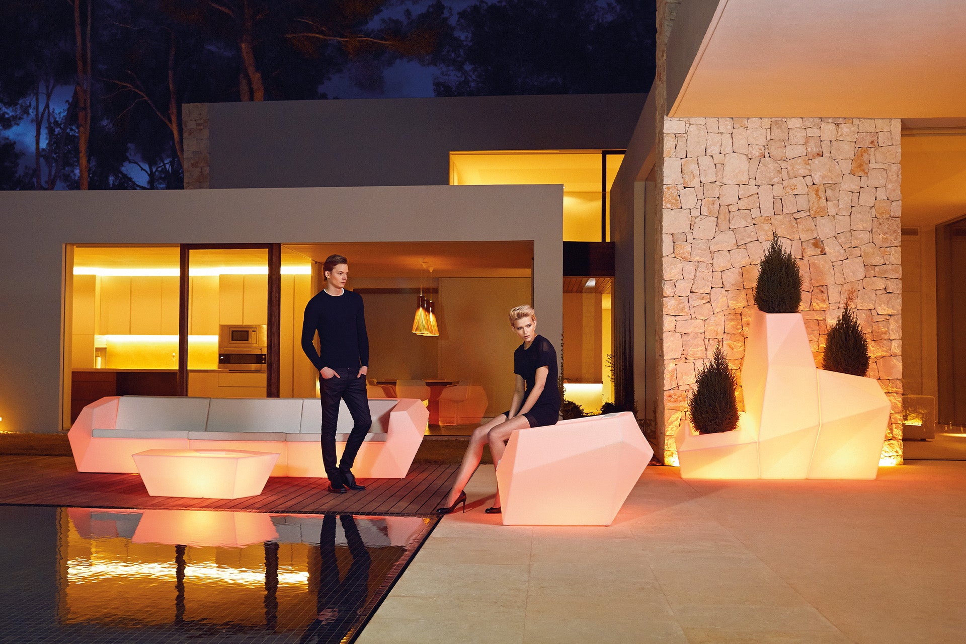 Faz - Planter 44X49X110 Cm