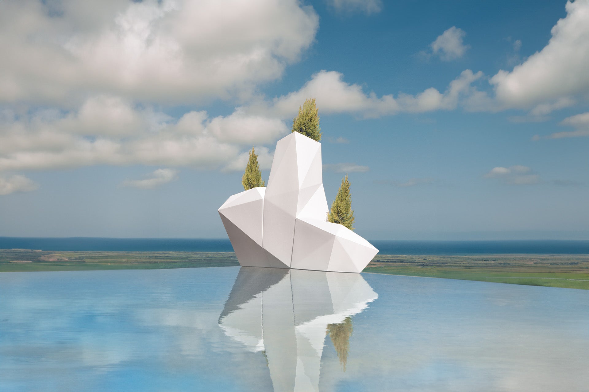 Faz - Planter 44X49X110 Cm