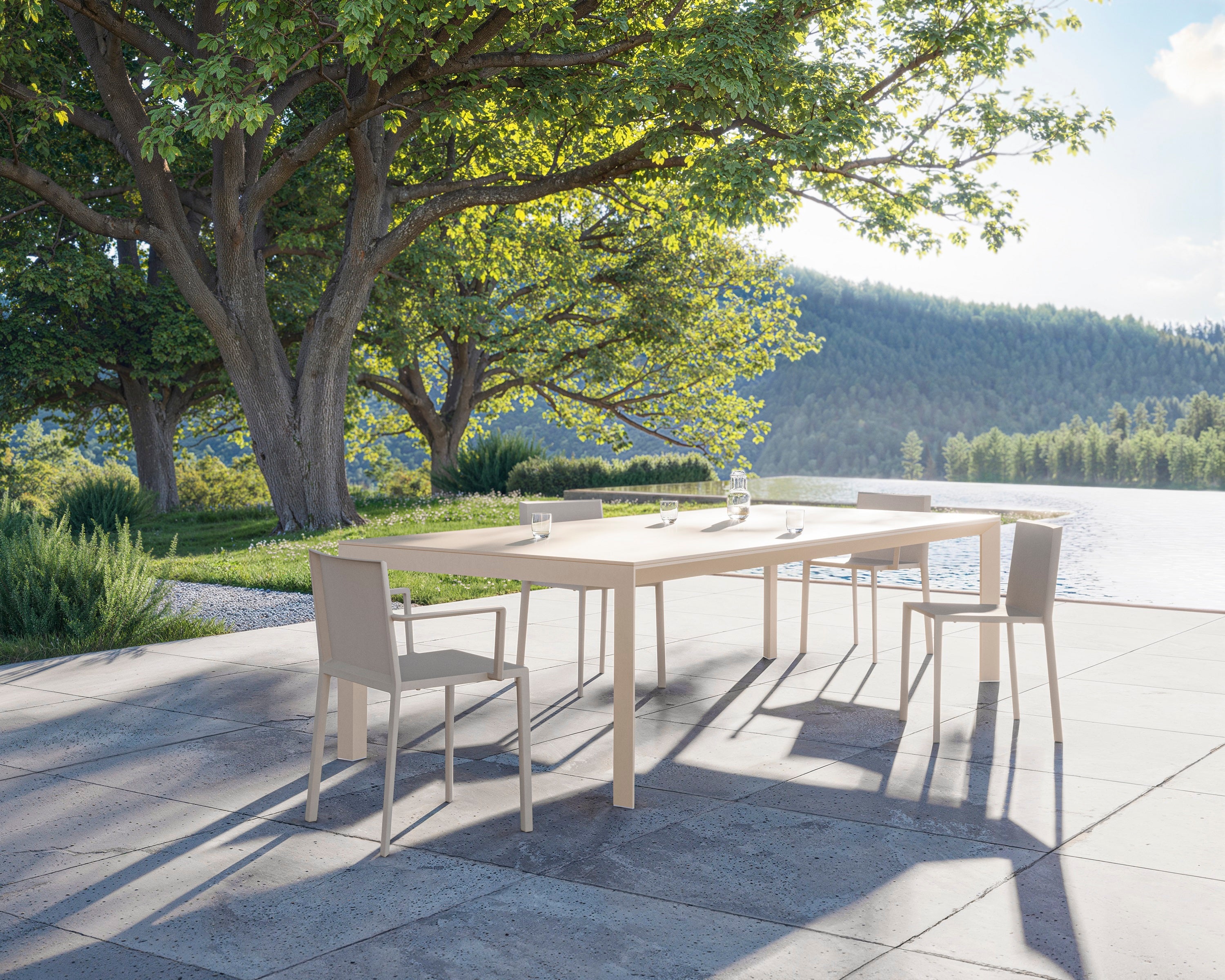 Frame Aluminium Table 200X100X74