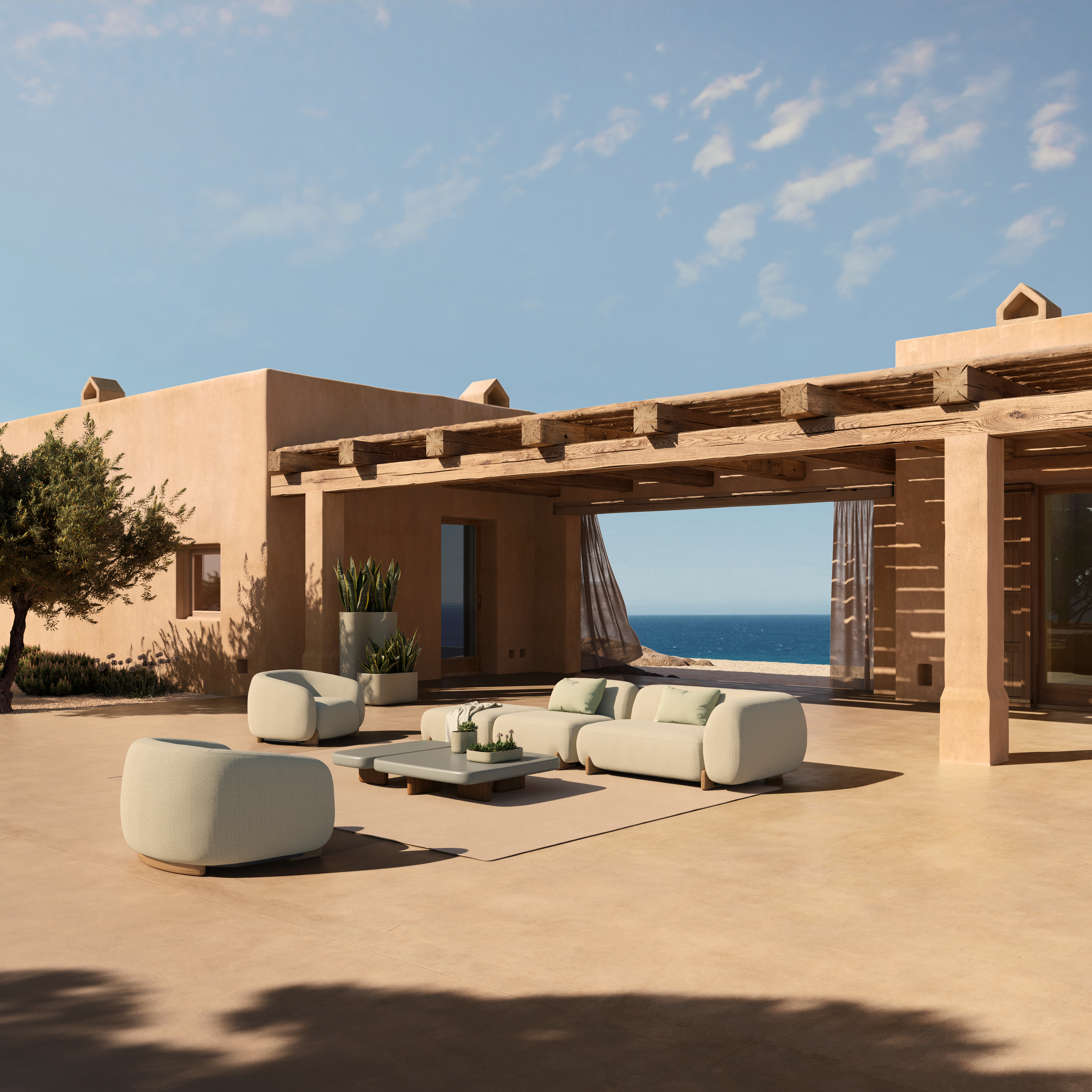 Milos Sectional Sofa Right