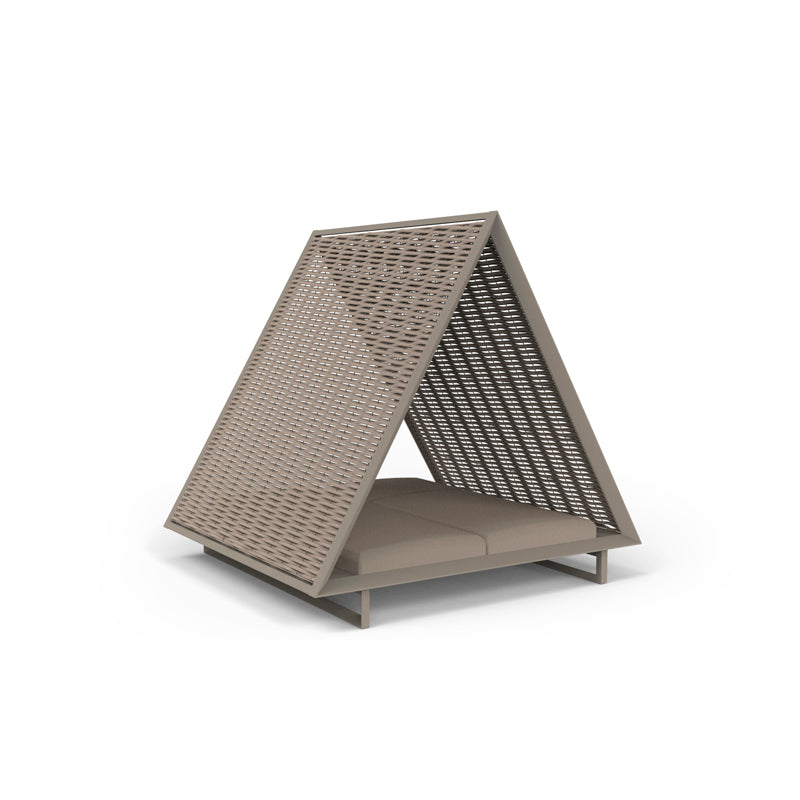 Vineyard Daybed Woven Rope Roof