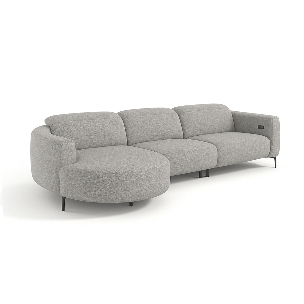 Sofa Maximus - Gray - Lounge Left 322x176cm