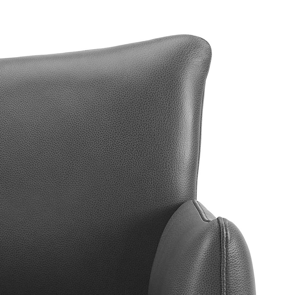 Chair Ancona - Black Leather