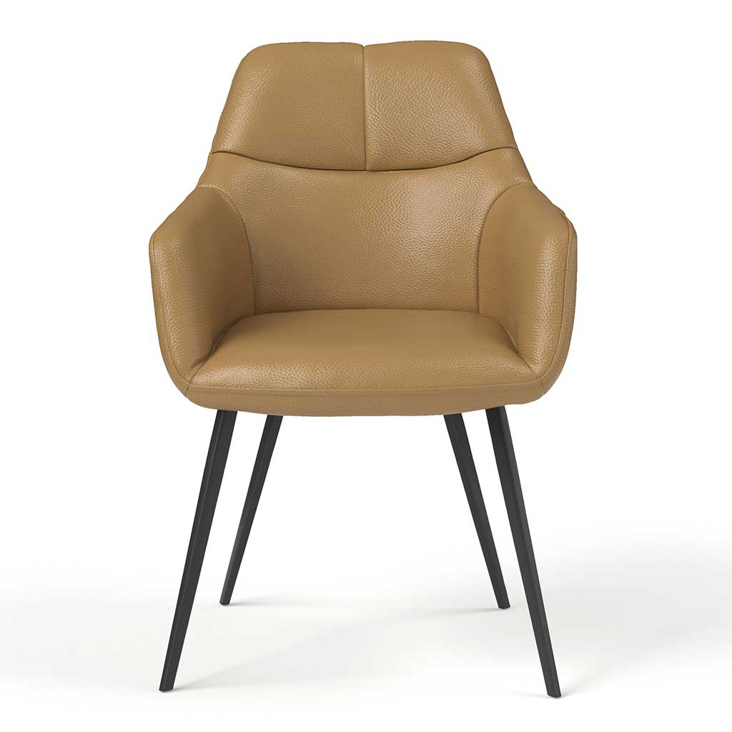 Chair Bari - Camel Leather