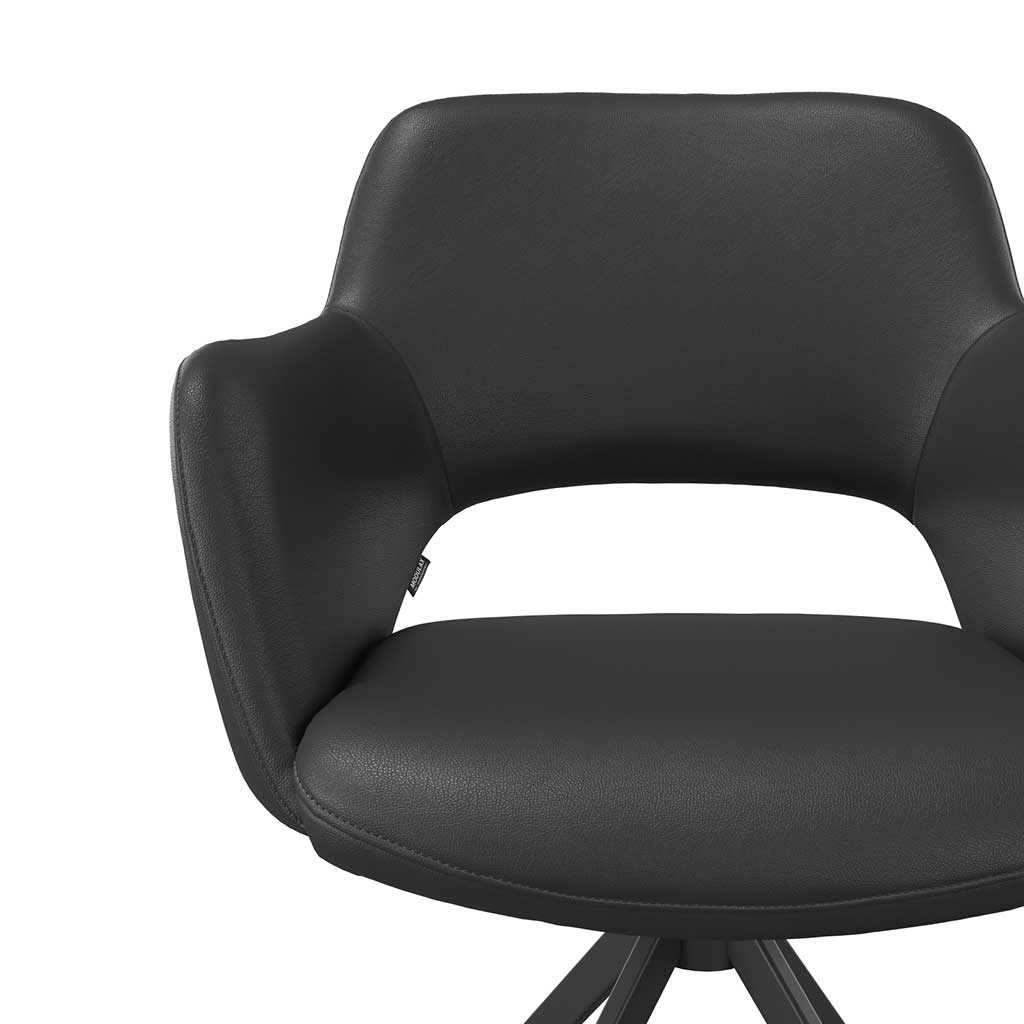 Chair Julien - Black Leather