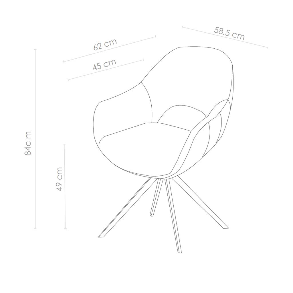 Chair Matera - Antracite