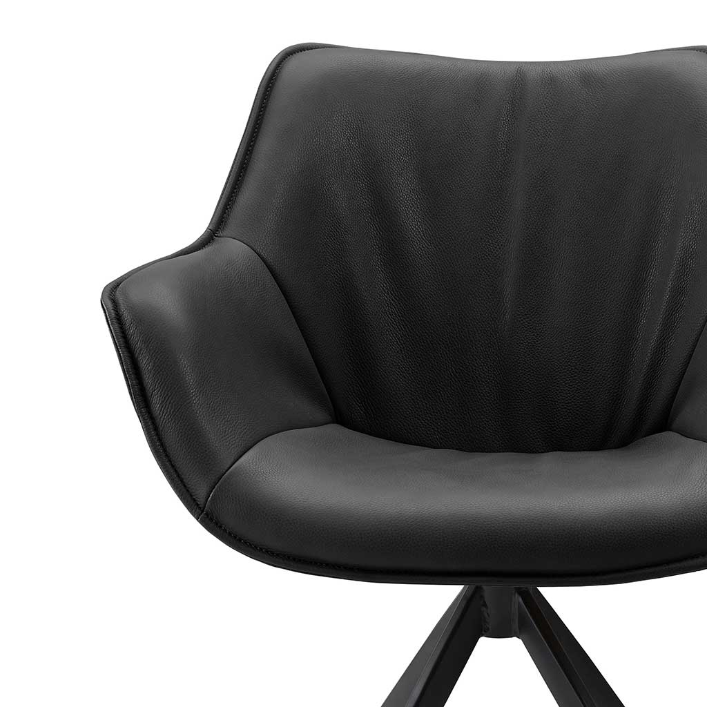 Chair Padua - Black Leather