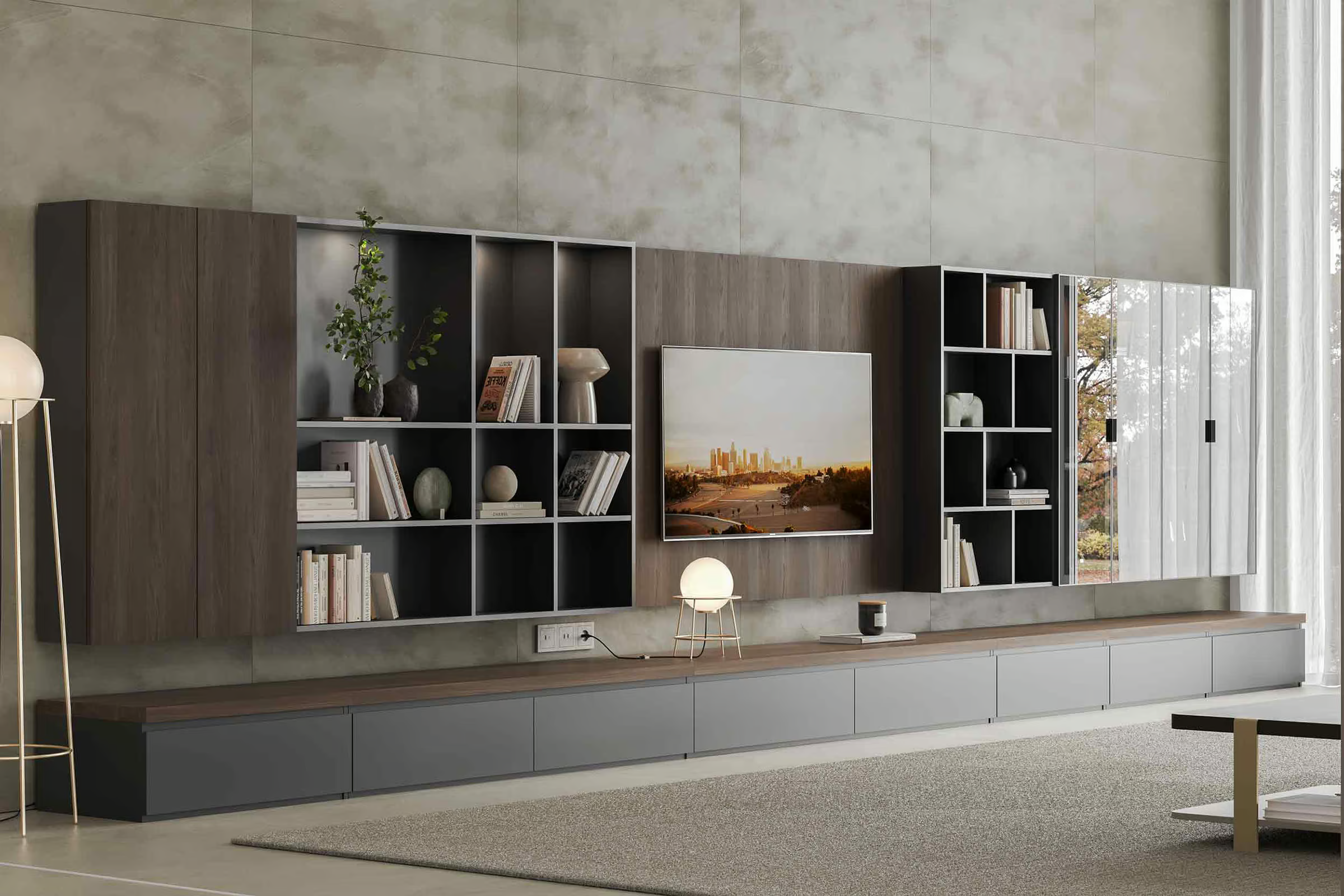 TV Unit Infinity (Aral) Option 8