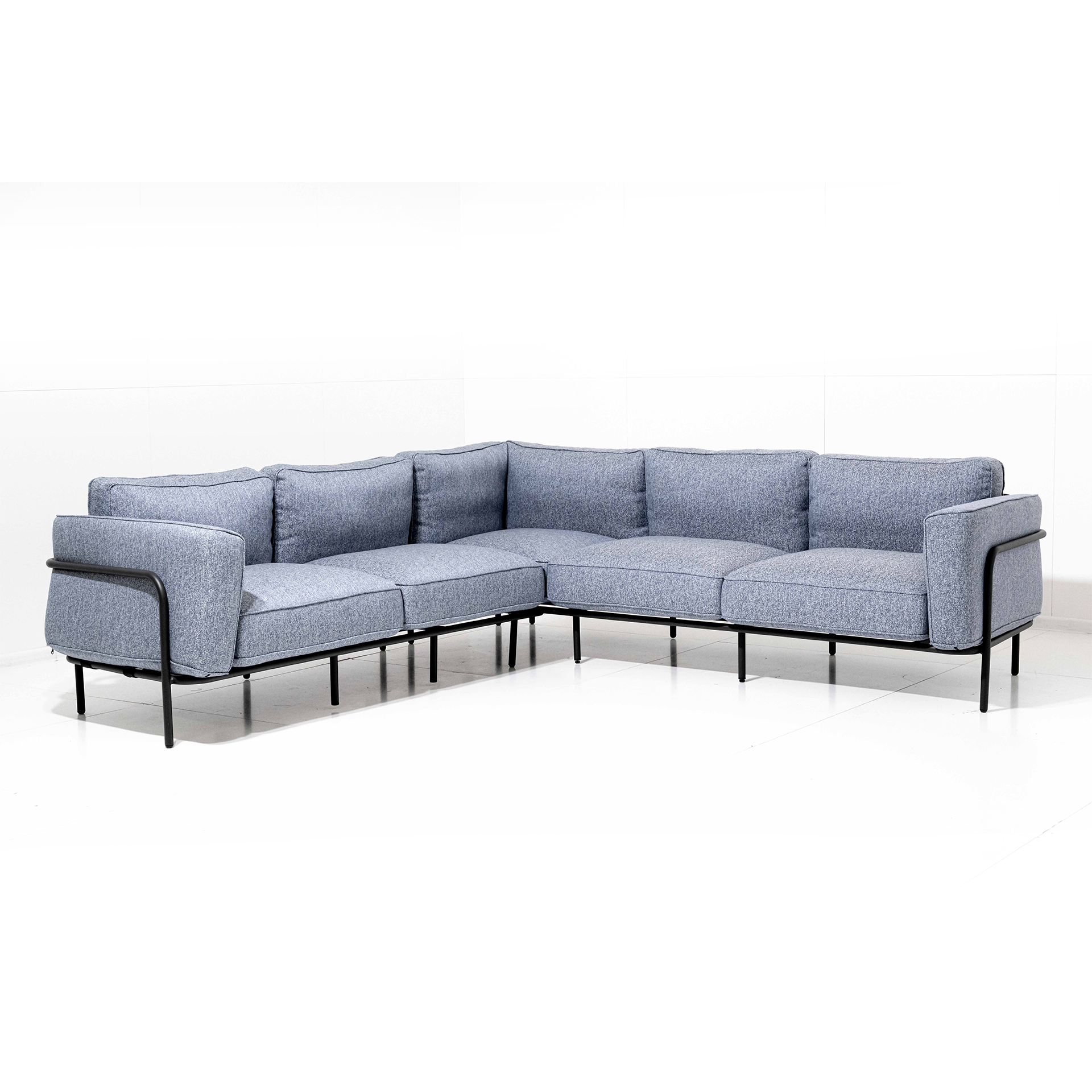Outdoor Sofa Melan - Blue 247x247x76cm