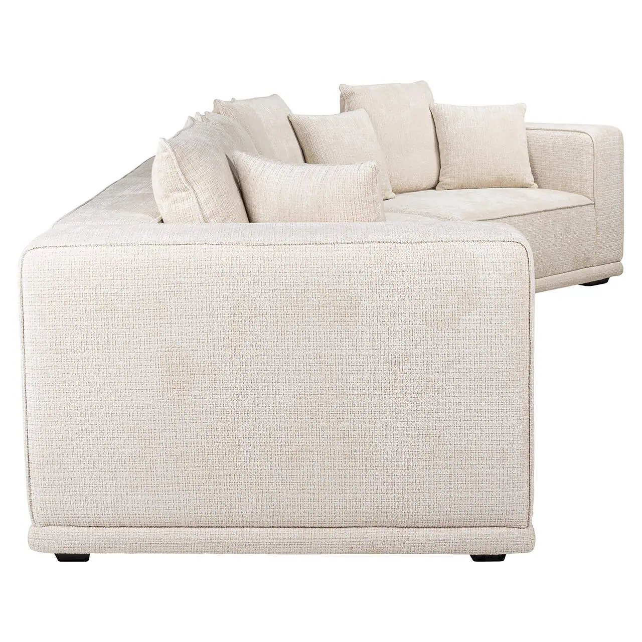 Sofa Lusso 4-zits Beige Chenille