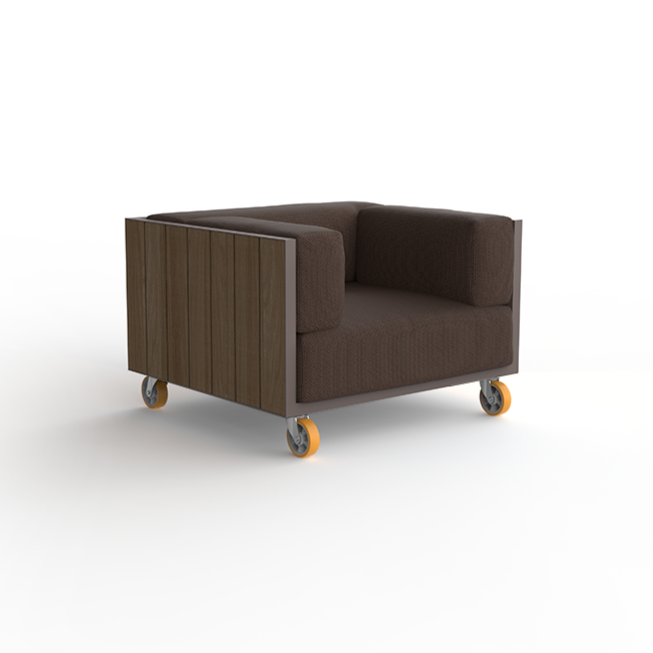 Vineyard Lounge Chair Wheel