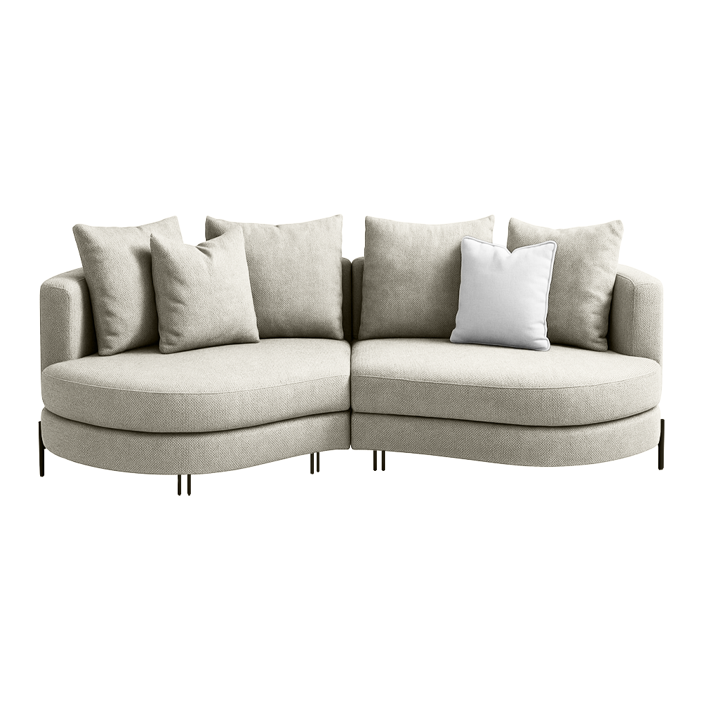 Sofa Yang - Silver 276x146cm