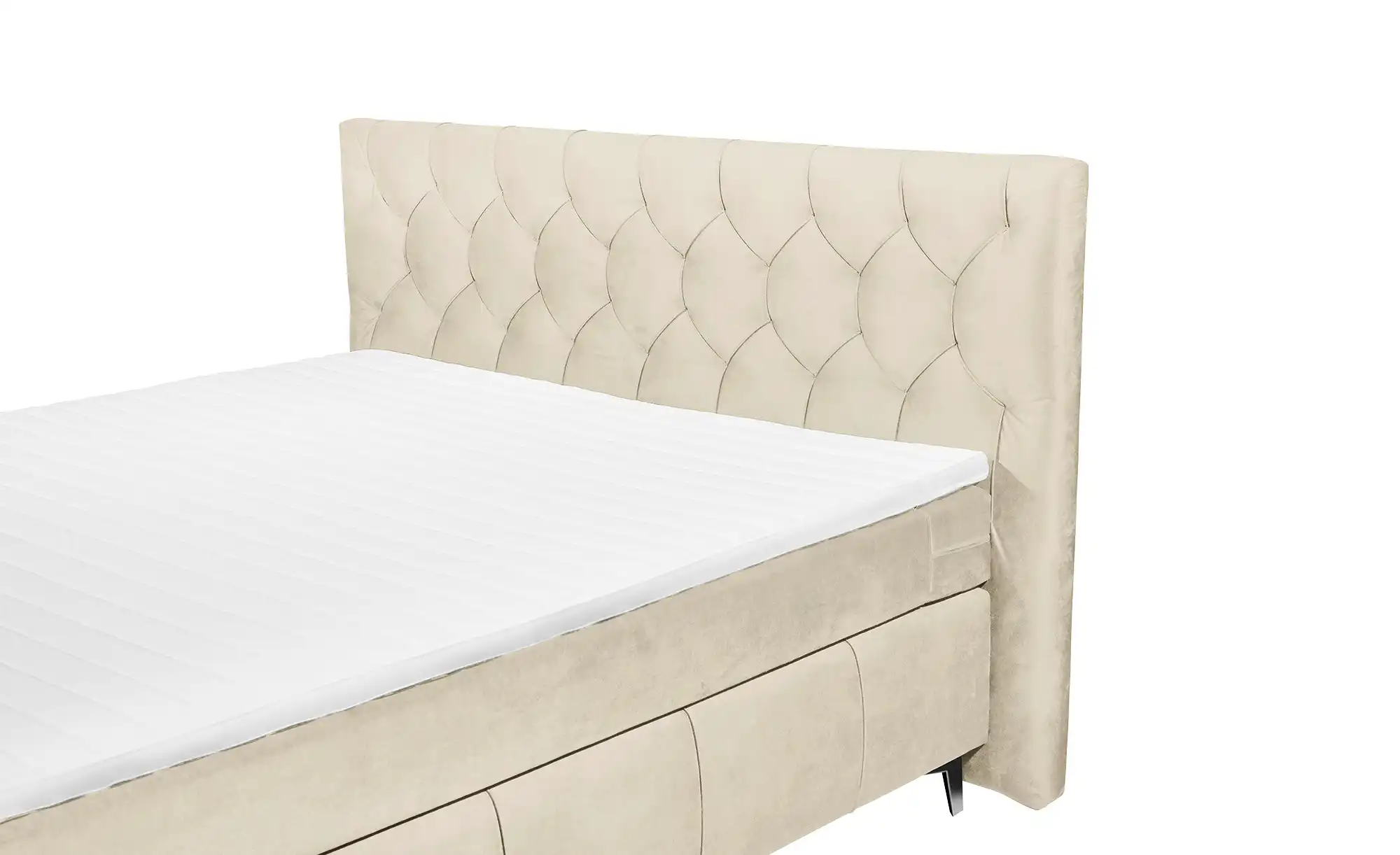 Boxspring Halston – Beige | Includes Base and Topper