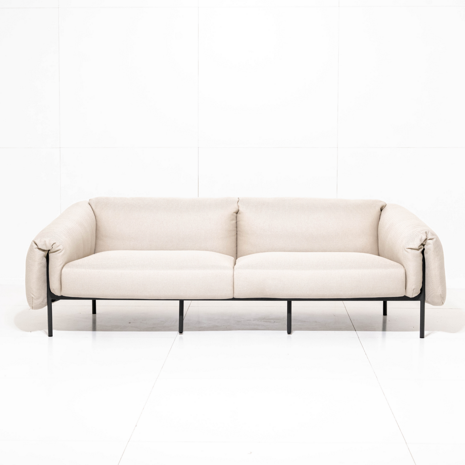 Outdoor Sofa Zerio - Light Beige 224x98x70cm