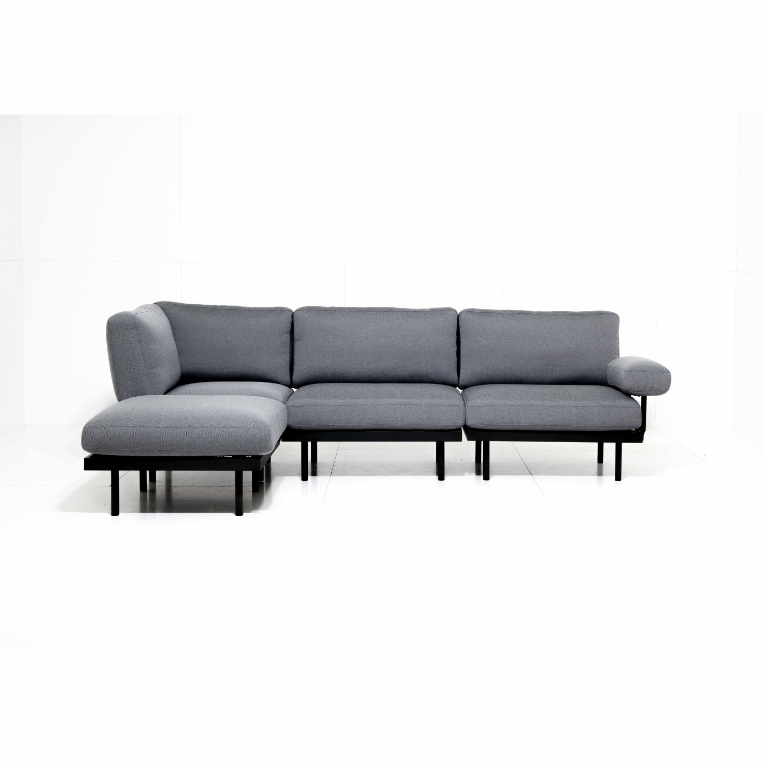 Outdoor Sofa Mofico - Silver 273x161x80cm
