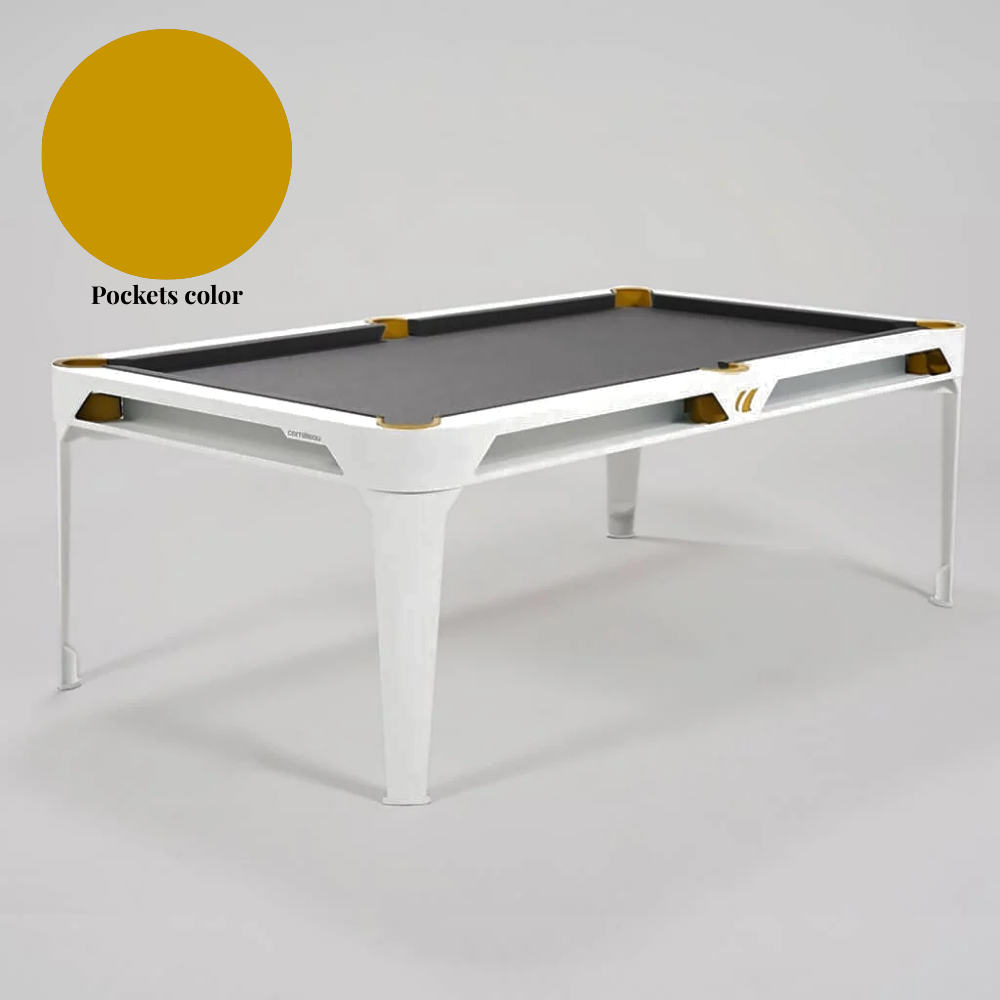 Outdoor Pool & Dining Table 7FT White