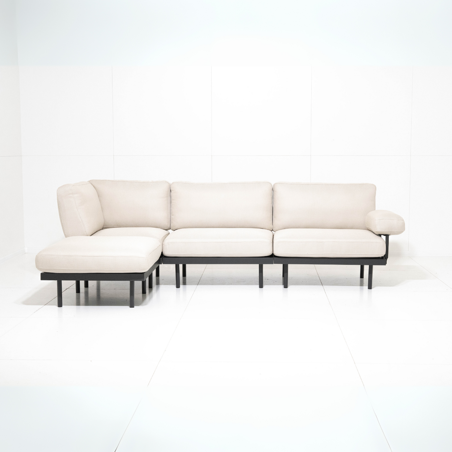 Outdoor Sofa Mofico - Beige 273x161x80cm
