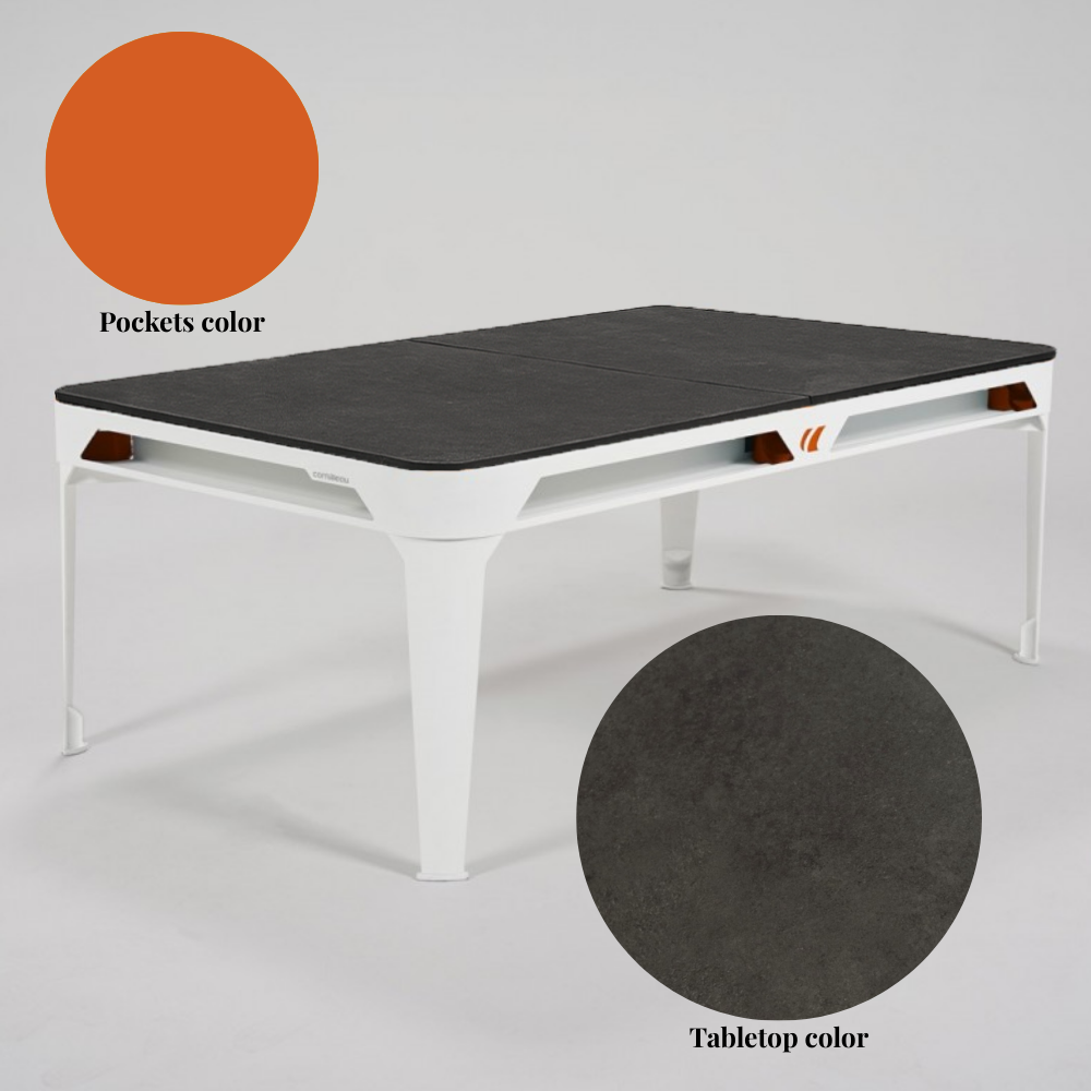 Outdoor Pool & Dining Table 7FT White