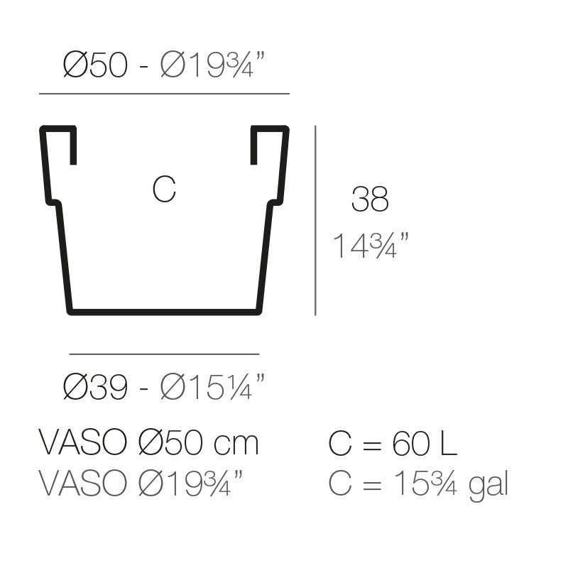 Vase Ø50X38