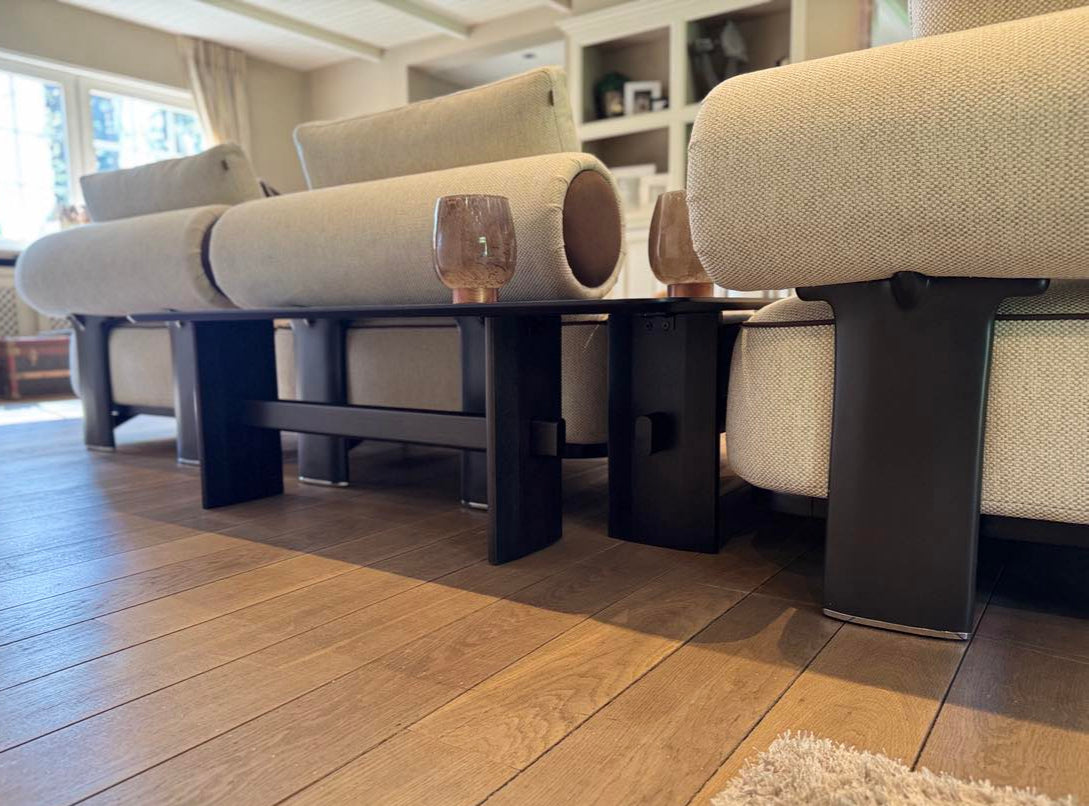 Sofa Kyoto - Light Gray/Beige 362x111cm