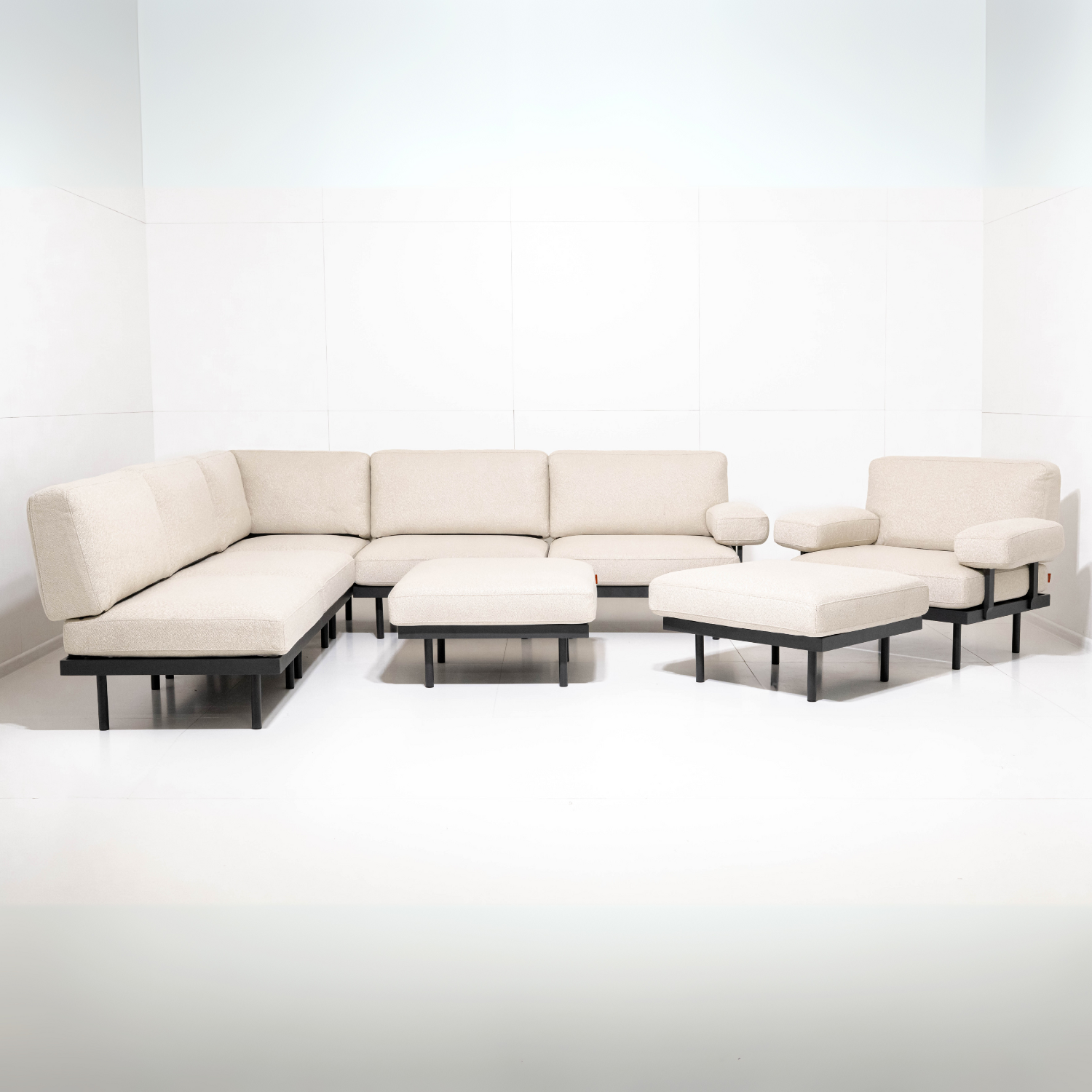 Outdoor Sofa Set Mofico - White Cream