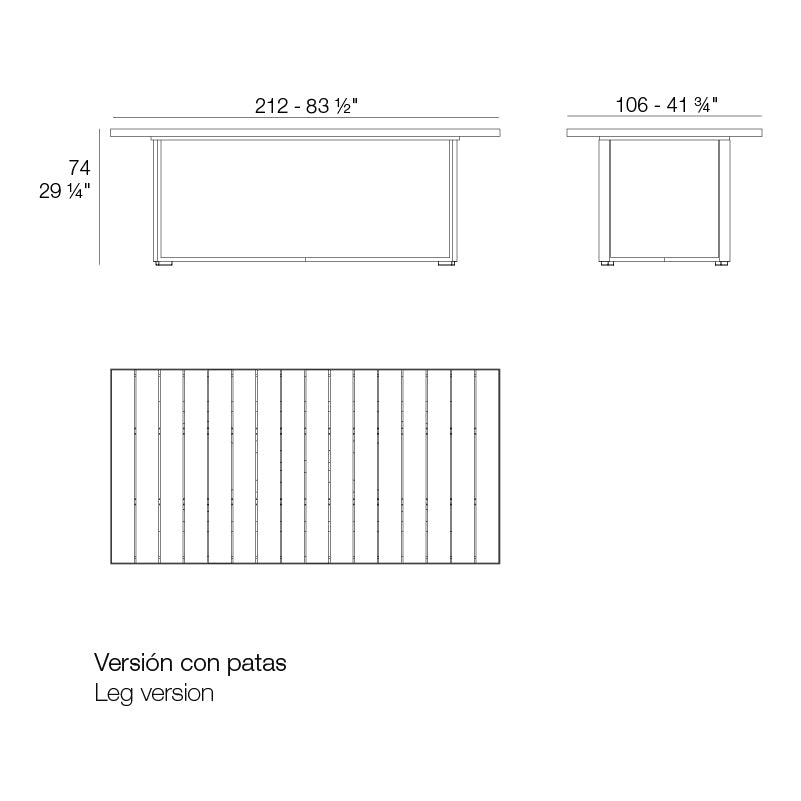 Vineyard Dining Table Legs