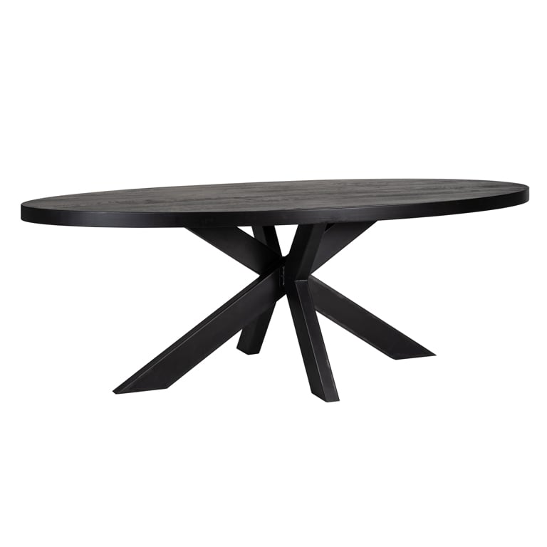 Dining table Watson black 235 incl. spider leg black (Black)