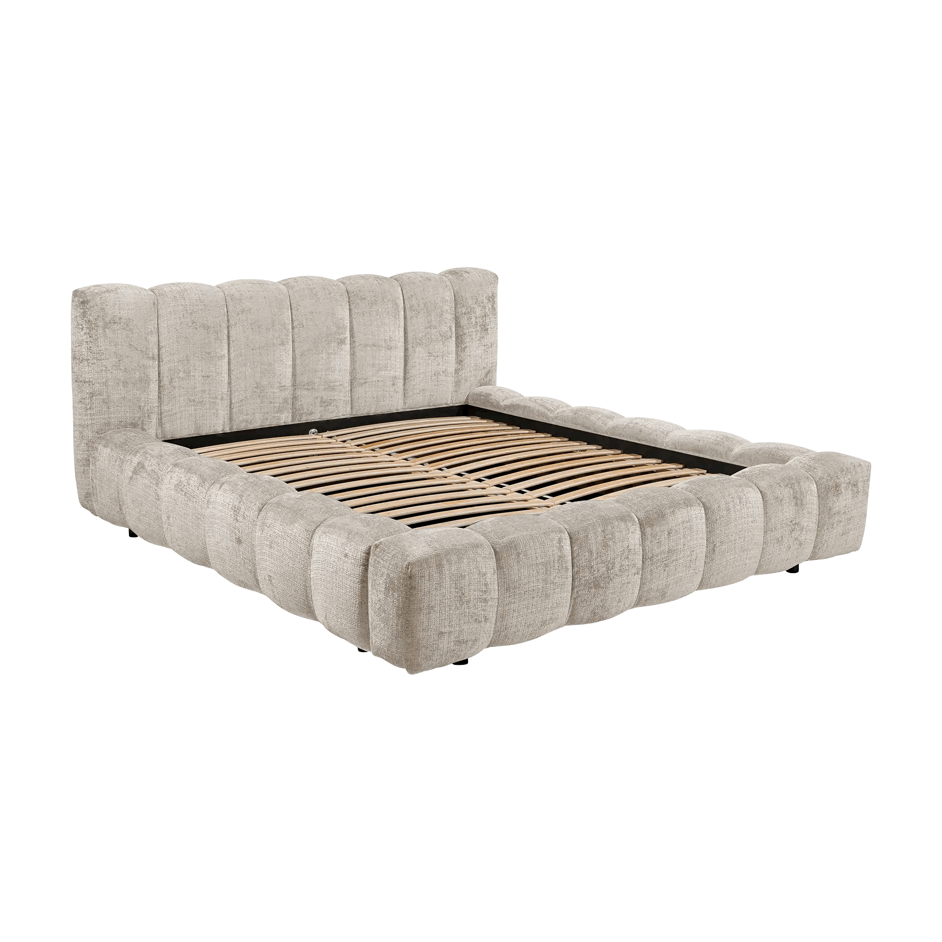 Boxspring Bexter - Brown  | Includes Slatted Base & Matress