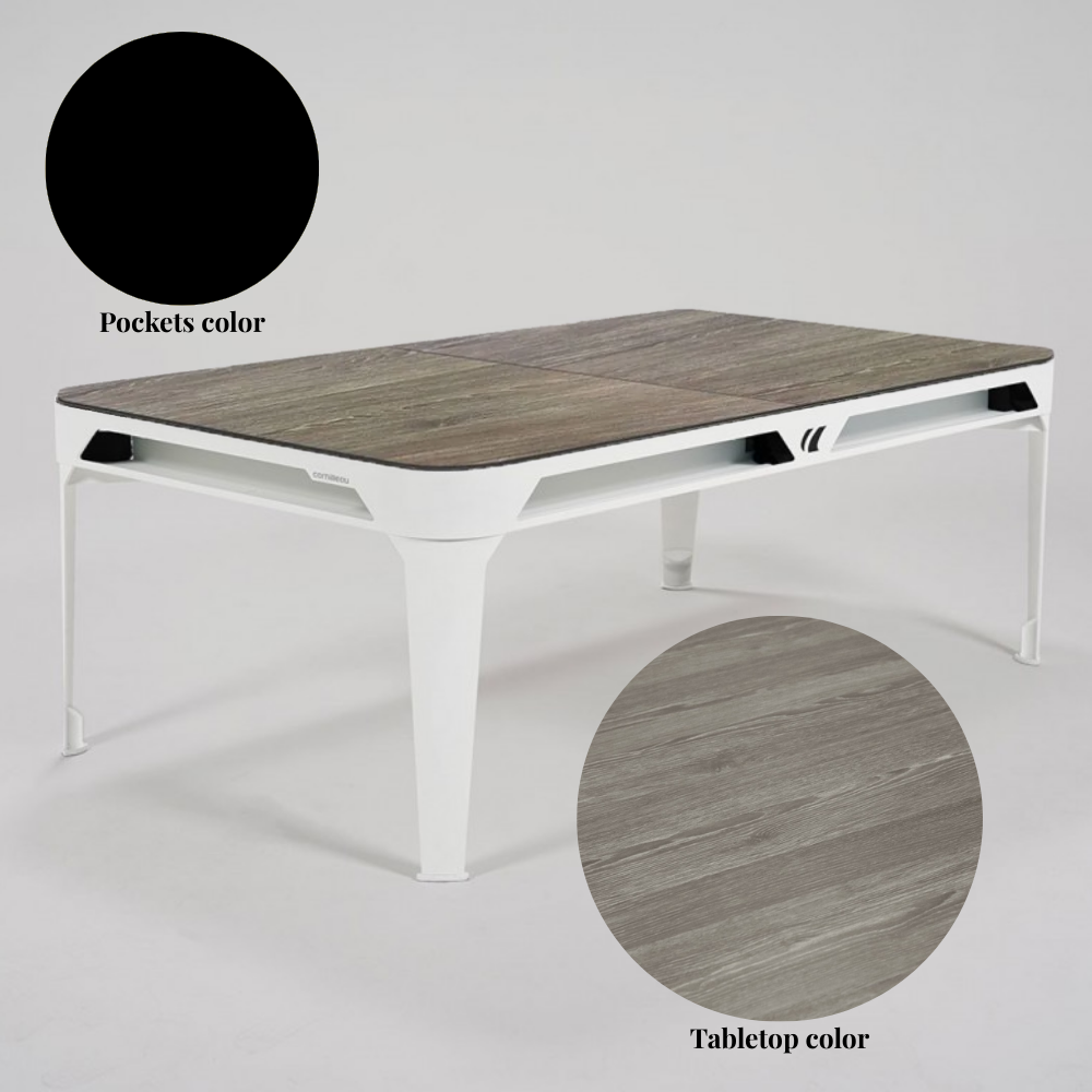 Outdoor Pool & Dining Table 7FT White