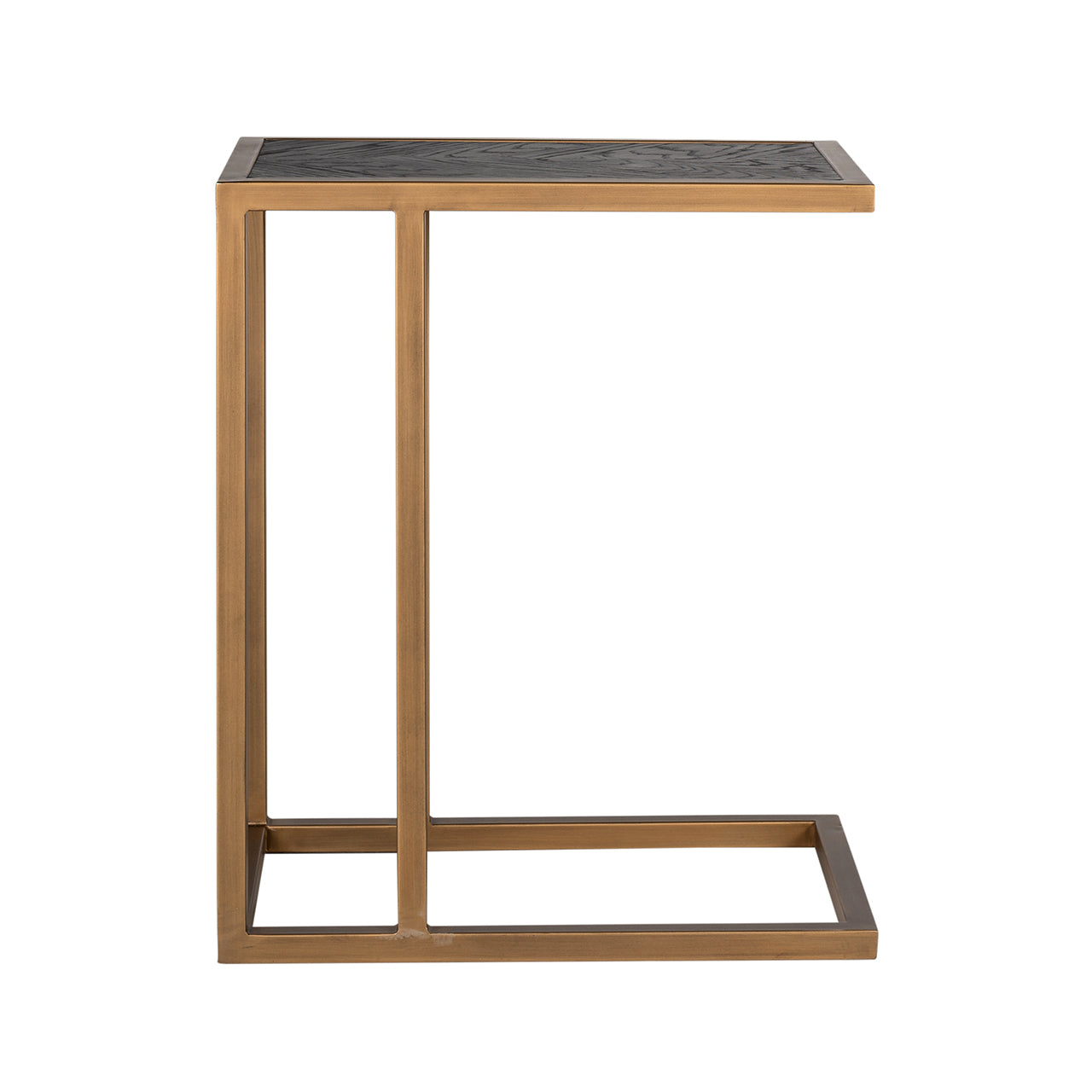 Side Table Blackbone brass (Black rustic)