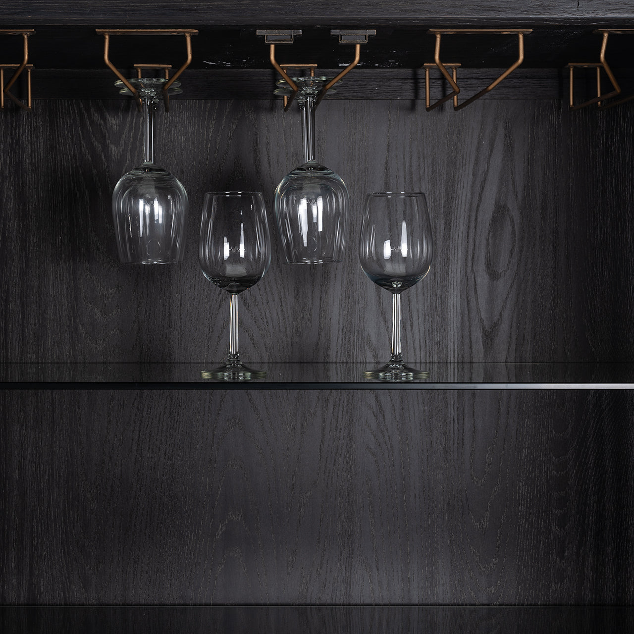 Bar Cabinet Bloomville 2-doors (Gold)