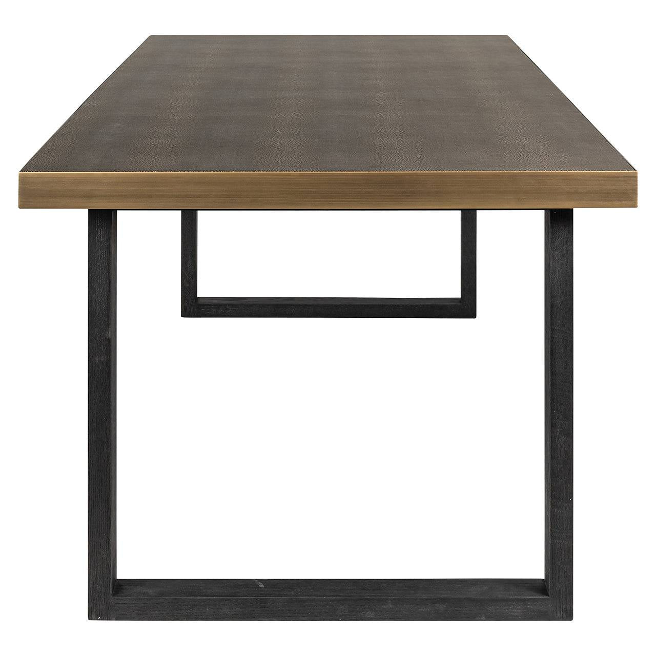 Dining table Bloomville 200 incl. glass (Brown)