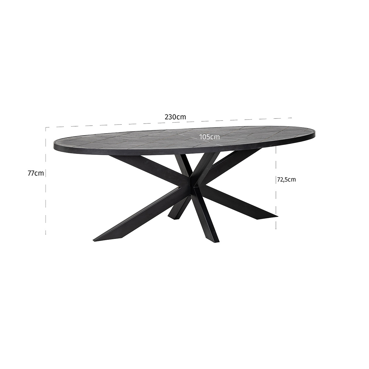 Dining table Scotch 230 oval