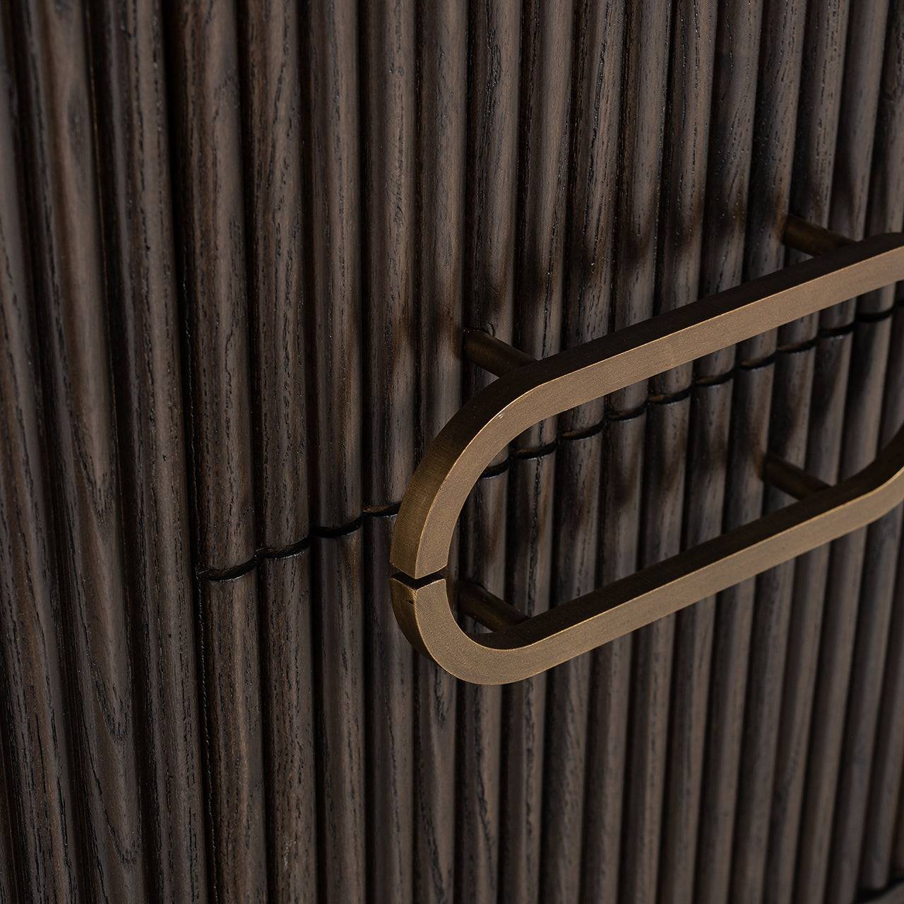 Nightstand Luxor 1-door (Brown)