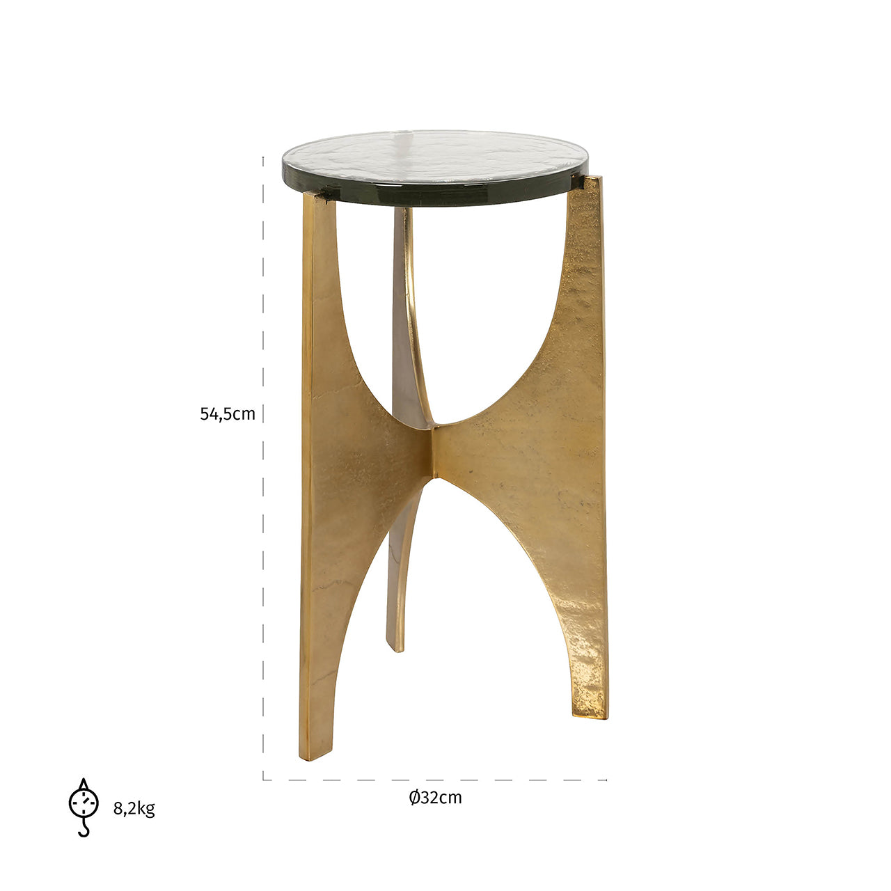 End table Avery (Gold)