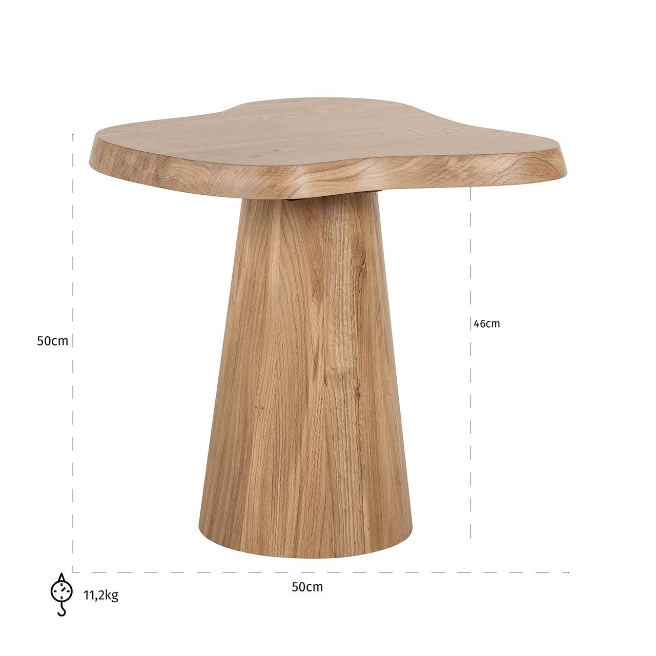 End table Riva (Natural oak)