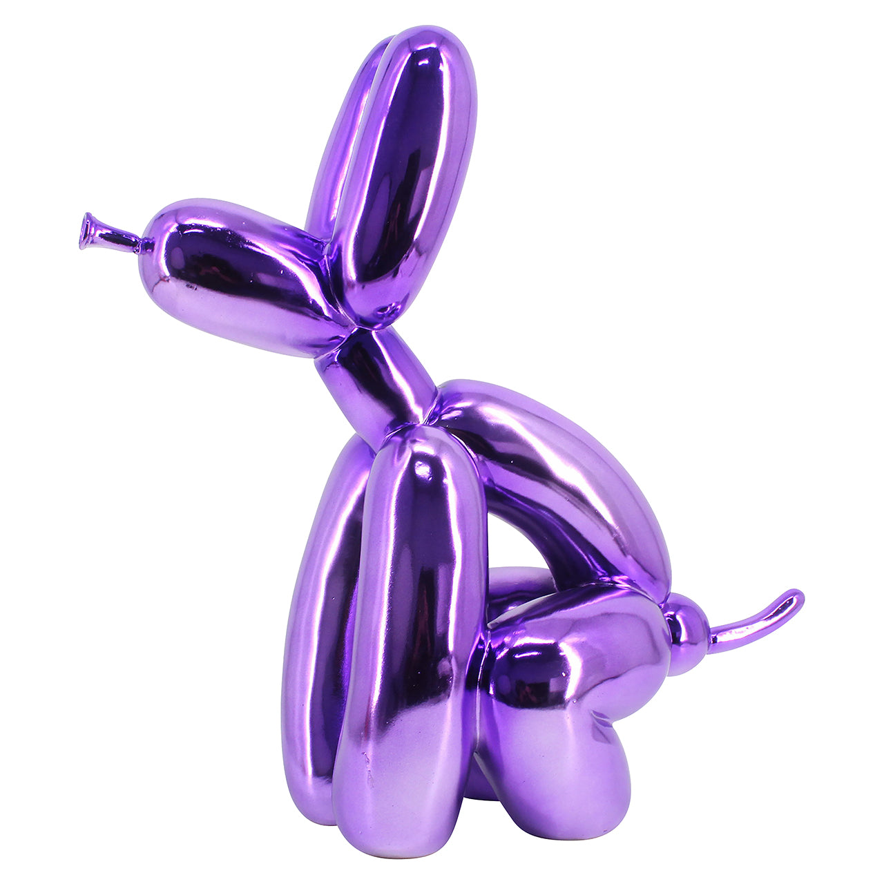 Decorative object Dog purple