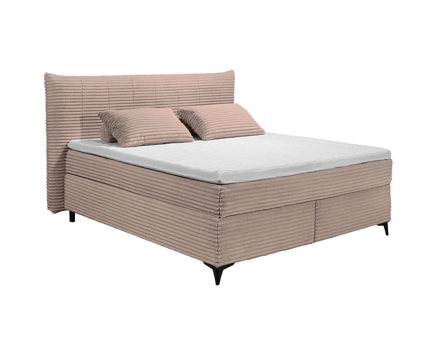 Boxspring Pasena - Peach | Includes Base and Topper