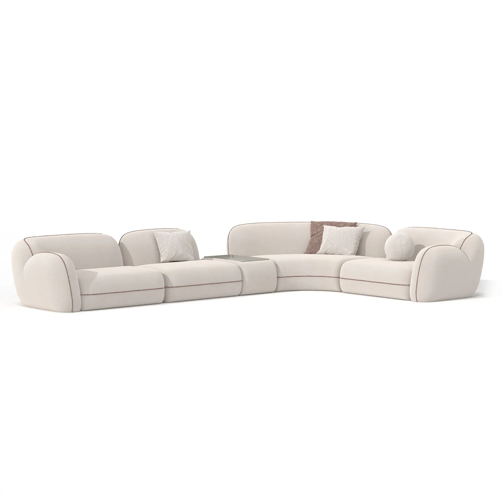 Sofa Aicon Creme 444cm