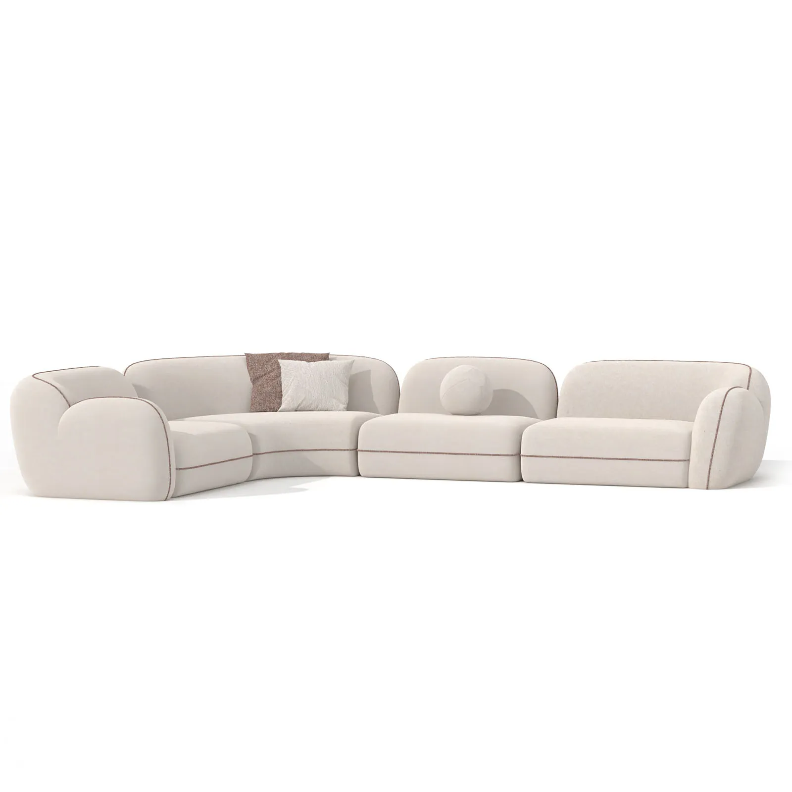 Sofa Aicon Creme 391cm