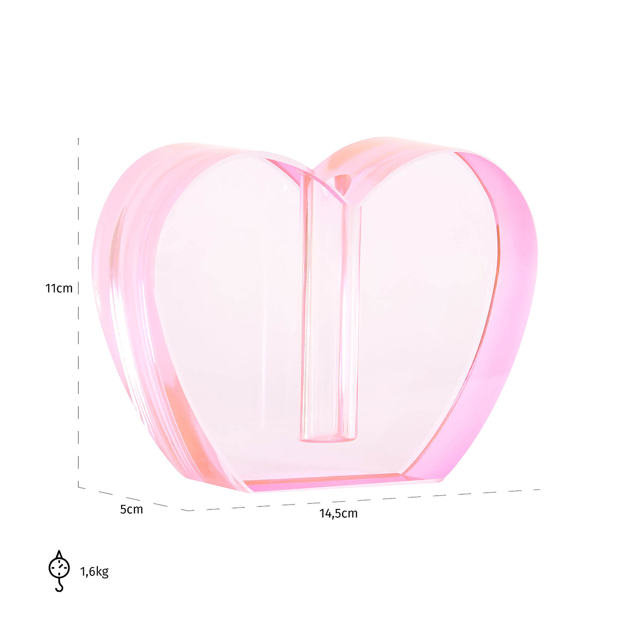 Candle holder Sanae (Pink)