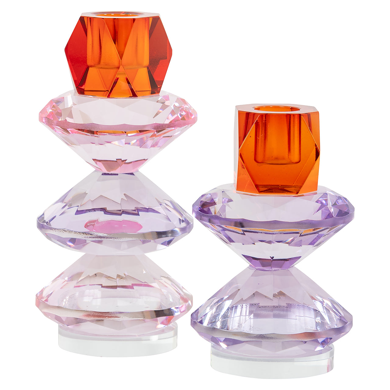 Candle holder Yalena small (Purple)