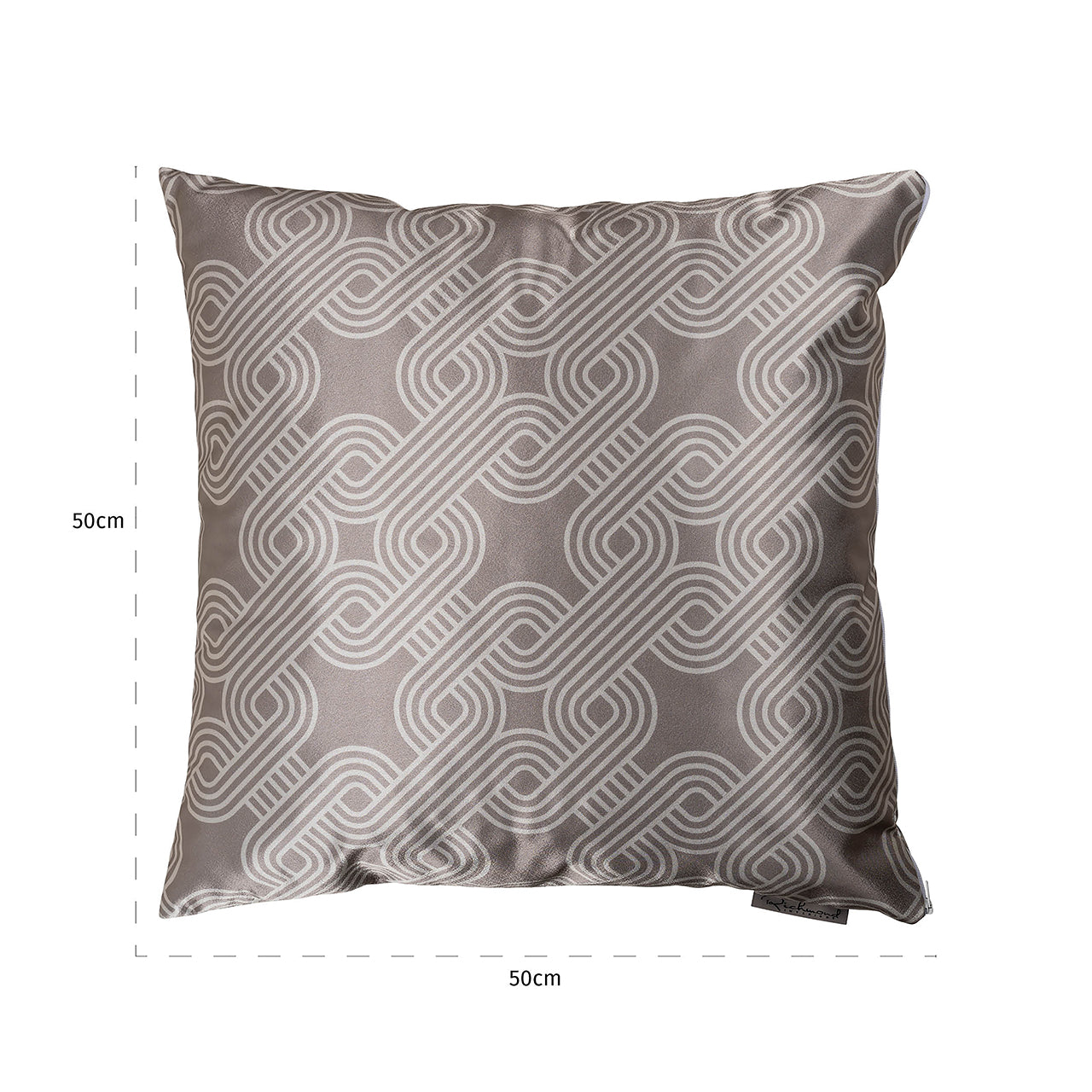 Cushion Mindy 50x50 (Monaco 23050 Chained Quadrant 75 - 0005 Cream)