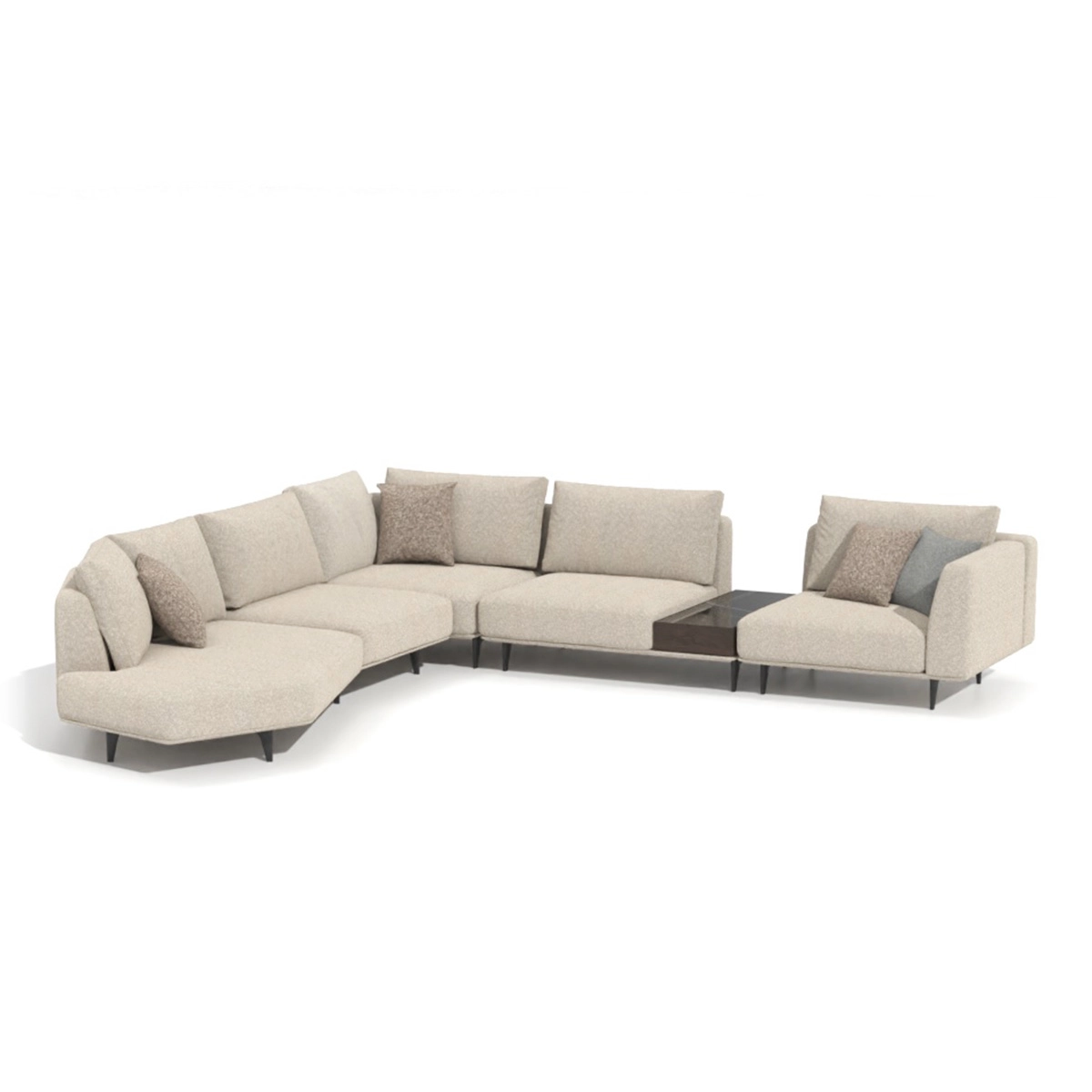 Sofa Love Off-White 350cm Lounge Left
